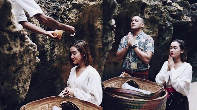 Artis Jalani Prosesi Melukat di Bali (instagram/@cita_citata)