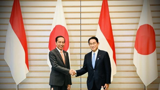 Bertemu PM Jepang, Jokowi Minta Tarif Bea Masuk Buah dan Tuna asal RI Diturunkan