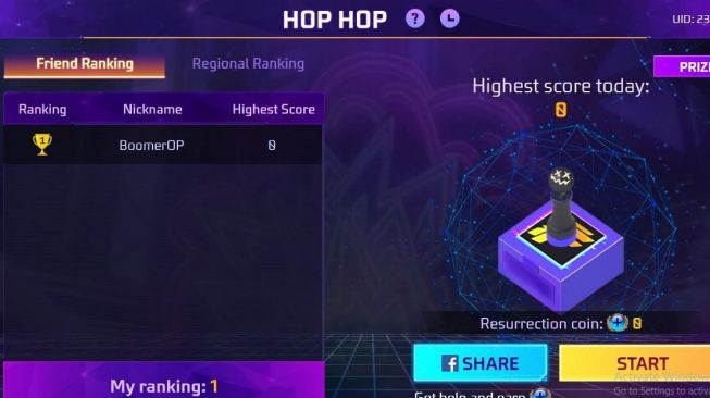 Minigame Hip Hop. [Sportskeeda]