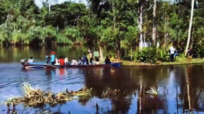 Viral Video Pulau Begansar di Kapuas Hulu Bikin Takjub Netizen: Unik Banget, Bisa Bergerak pada Jam Tertentu