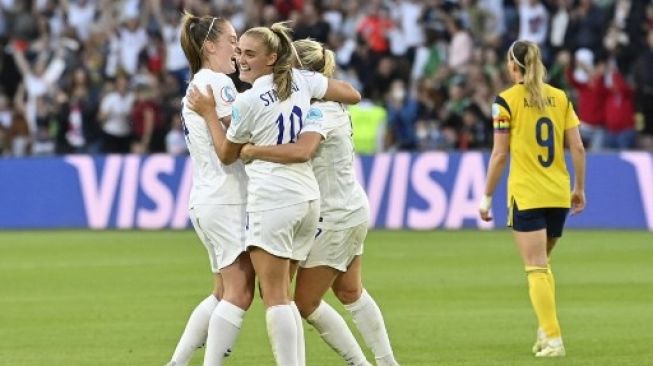 Bantai Swedia 4-0, Inggris Maju ke Final Piala Eropa Wanita 2022