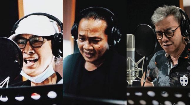 Fariz RM, Deddy Dhukun, Mus Mujiono [Dok: Kolam Ikan Creative Communications]