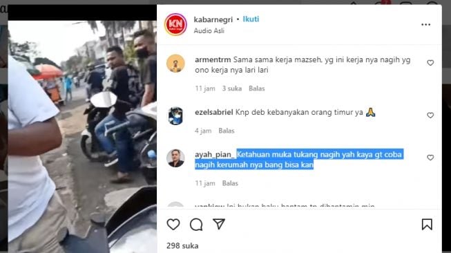 Debt Collector Baku Hantam dengan Pengendara Motor, Warganet: Tangkap Pelaku