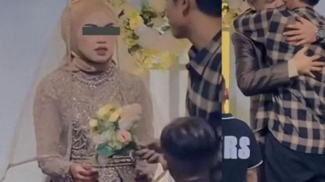 Viral, Pria Ajak Anak ke Pelaminan Salami Ibu yang Menikah Lagi, Reaksi Anaknya Disorot