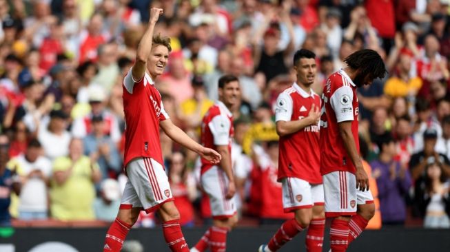 Lima Kali Menang Berturut-turut, Arsenal Menjadi Tim Terkuat di Liga Premier Inggris