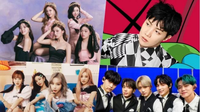 ITZY, J-Hope BTS, aespa Hingga TXT Puncaki Chart Album Dunia Billboard!