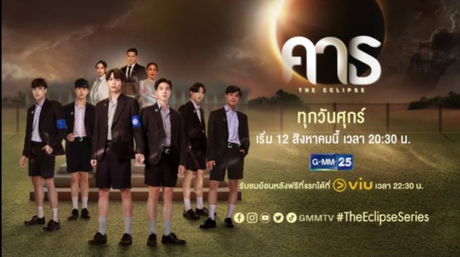 GMMTV Rilis Trailer The Eclipse yang Dibintangi First dan Khaotung