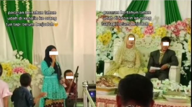 Bukan Main, Datang ke Nikahan Mantan Perempuan Sumbang Lagu Berjudul 'Aku Bukan Jodohnya', Warganet: Enggak Menghargai