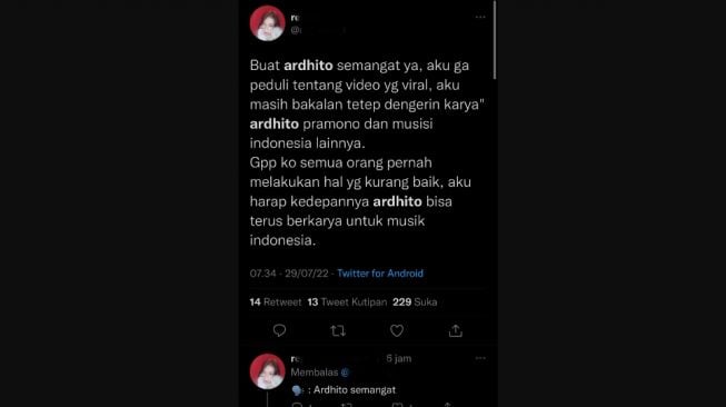 Ardhito Pramono Tuai Dukungan Terkait Video Syur, Netizen: Good Looking Wajar