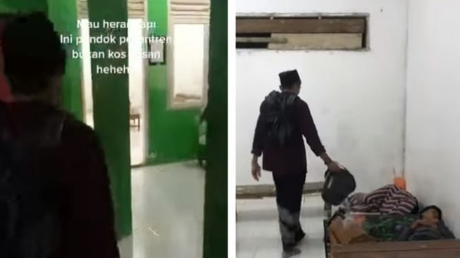 Viral Diduga Santri Dibiarkan Tidur di Lantai Kelas sampai Disiram Air Agar Bangun, Panen Kritik Publik