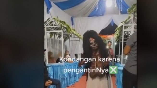 Video Tamu Pakai Kostum Hantu Wewe Gombel di Acara Pernikahan: Kondangan Rasa Karnaval