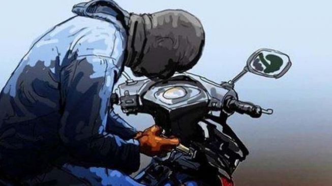 Pulang Subuhan, Warga Kalianda Kaget Lihat Motornya Digondol Maling