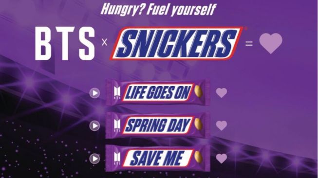 Diam-diam BTS Luncurkan Kolaborasi dengan SNICKERS