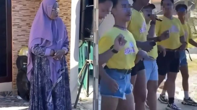 Momen Nenek-nenek Tonton Para Pemuda Berjoget dan Bergaya Layaknya Perempuan, Publik: Akhir Zaman