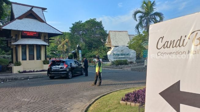 Suasana pernikahan anak Anies Baswedan di Putri Duyung Resort, Ancol Jakarta Utara, Sabtu (30/7/2022) [Suara.com/Dini Afrianti Efendi]