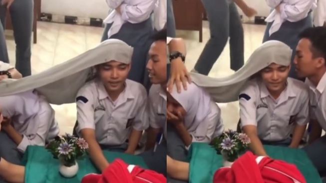 Praktik Nikah saat Sekolah, Teman-temannya Malah Ikutan Baper