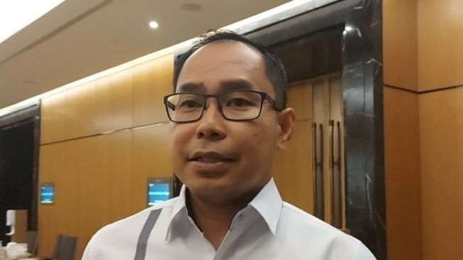 Direktur Perlindungan WNI dan BHI Kementerian Luar Negeri RI Judha Nugraha berbicara dalam Media Briefing Direktorat Pelindungan WNI Kemlu, Jakarta, Jumat (29-7-2022). ANTARA/Katriana