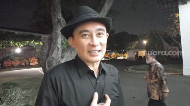 Rinaldy Yunardi ditemui saat resepsi pernikahan anak Anies Baswedan di Putri Duyung Resort, Ancol, Jakarta Utara, Sabtu (30/7/2022). [Suara.com/Dini Afrianti Efendi]