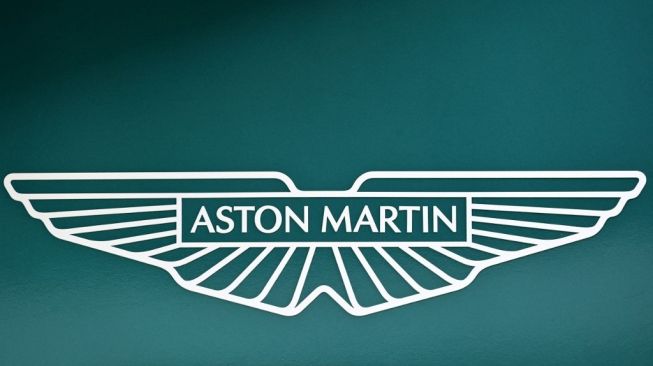 Logo Aston Martin. [Miguel Medina/AFP]