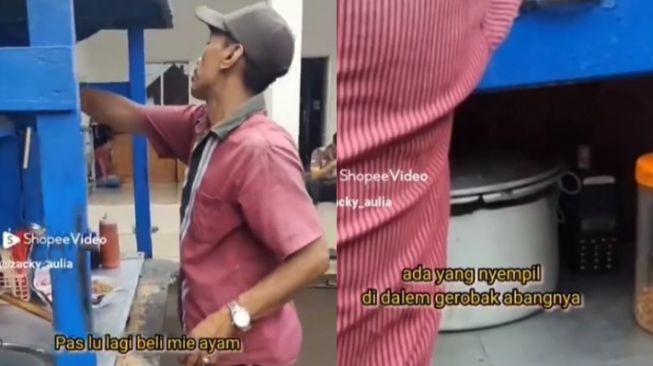 Beli Mie Ayam Gerobak Warganet Ini Temukan Barang Mencurigakan