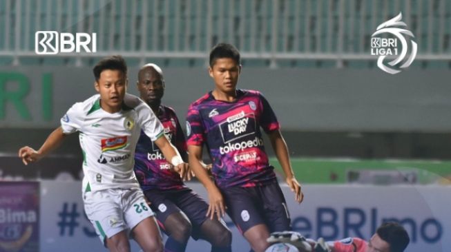PSS Sleman tahan imbang RANS Nusantara FC 3-3 di pekan kedua Liga 1 2022. (Instagram/liga1match)