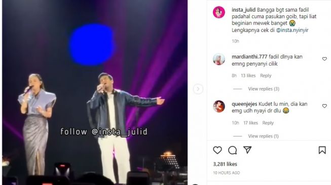 Fadil Jaidi Duet Nyanyi Bareng Rossa, Suaranya Bikin Takjub