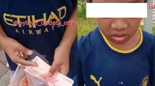 Tega Banget! Bocah Penjual Kerupuk Ditipu Pembeli Pakai Uang Palsu, Publik: Semoga Rezeki Adeknya Dilipatkan Dek