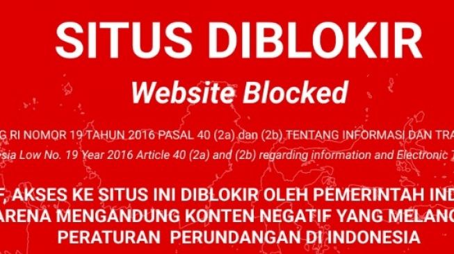 Platform diblokir Kominfo karena tak daftarkan diri pada PSE (Twitter.com)