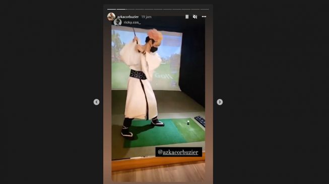 Azka cosplay Sukuna (instagram/azkacorbuzier)
