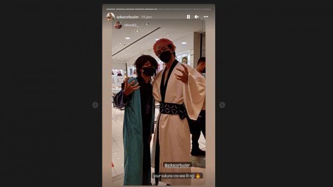 Azka cosplay Sukuna (instagram/azkacorbuzier)