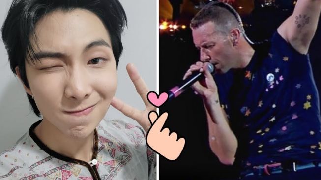 RM BTS Kirim Pesan Khusus kepada Chris Martin Coldplay di Vlog Terbarunya