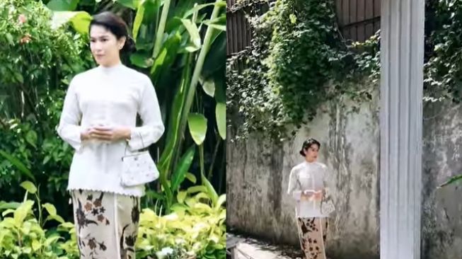 OOTD Dian Sastro Pakai Kebaya Murah Meriah (Instagram/@therealdisastr)