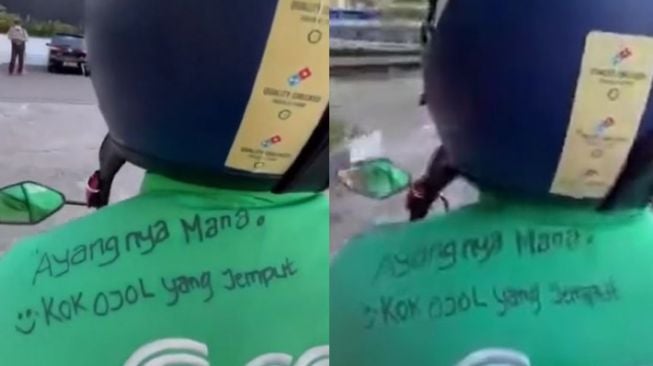 Tulisan di Jaket Ojol Ini Bikin Salfok, Warganet: Memancing Kegaduhan