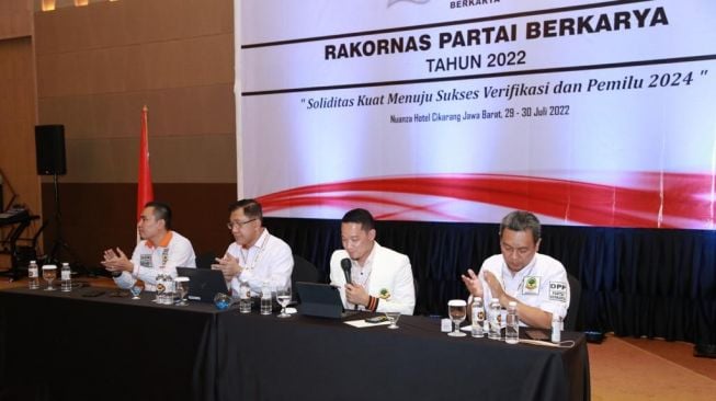 Partai Berkarya Gelar Rakornas Menghadapi Pendaftaran Partai Politik