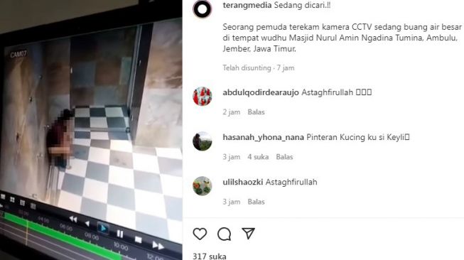 Viral Pemuda BAB di Tempat Wudhu Masjid di Jember, Netizen: Sudah Tak Tertahankan Lagi
