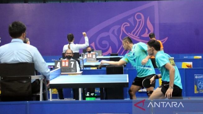 ASEAN Para Games 2022: Tim Tenis Meja Beregu Putra Indonesia Kelas TT8 Rebut Emas