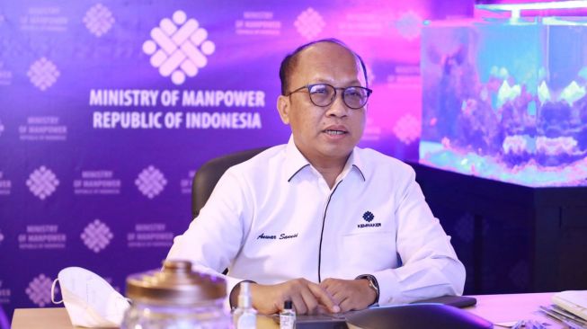 Sekretaris Jenderal Kementerian Ketenagakerjaan, Anwar Sanusi. (Dok: Kemnaker)