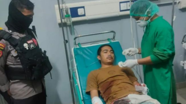 4 Polisi Terluka Akibat Sabetan Parang saat Penggerebekan Narkoba di Polewali Mandar