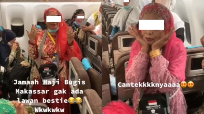 Jemaah haji pakai banyak perhiasan emas (Instagram/kepoin_trending)