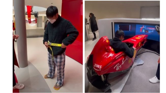 Pria Ini Buktikan Pelayanan Showroom Ferrari Tak Pedulikan Outfit, Cuma Pakai Sandal Jepit Tetap Dilayani