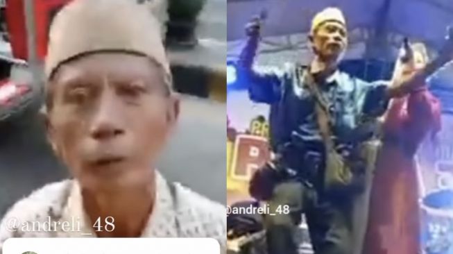 Viral Video Seorang Kakek Sawer Biduan Ternyata Pengemis Tajir Punya Uang Puluhan Juta