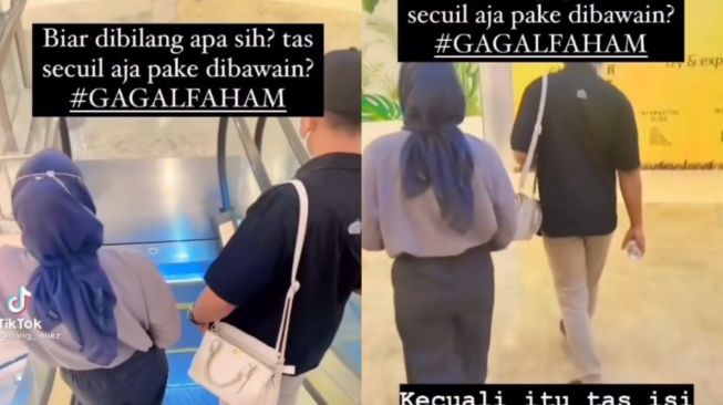 Viral Nyinyiran Warganet Komentari Pria Bawa Tas Pasangan saat Jalan Berdua, Publik: Iri Bilang Bos