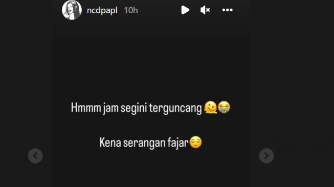 Tangkapan layar akun Instagram Nora Alexandra (@ncdpapl)