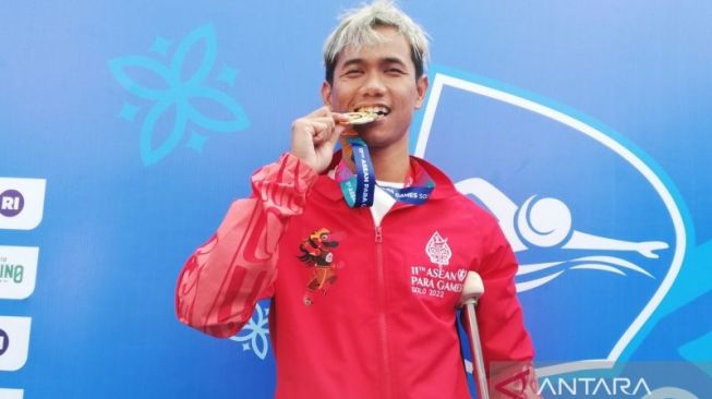 ASEAN Para Games 2022: Jendi Pangabean Gondol 3 Emas Para-renang di Hari Ketiga