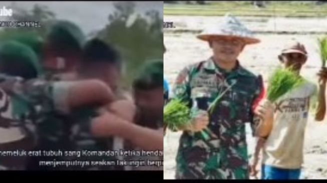 Definisi Dicintai Rakyat dan Prajurit, Tak Ingin Sosok Letkol Rahmat Trianto Dipindah ke Jakarta, Warga Datangi Kodim