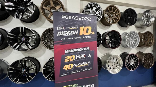 HSR Wheel Gelar Lelang Velg di GIIAS 2022