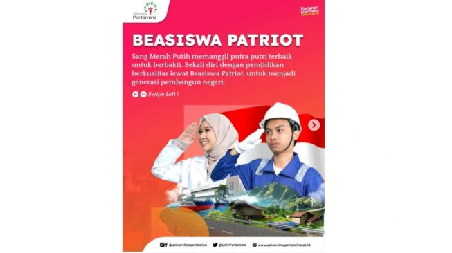 Beasiswa Universitas Pertamina 2022: Syarat, Cara Daftar, Link, dan Besaran