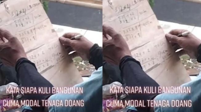 Salfok dengan Kuli Bangunan Berhitung, Warganet: Matematikanya Harus 80