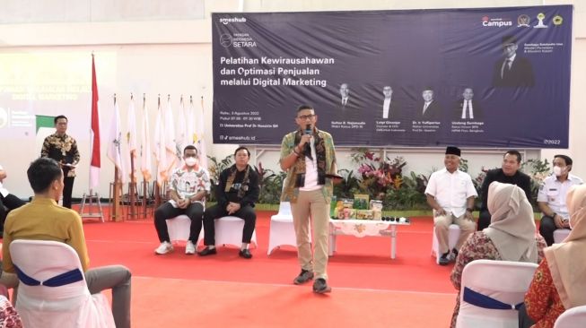 Ribuan Mahasiswa di Bengkulu Siap Buka Lapangan Kerja, Sandiaga Buka Jalan Enterpreneur Muda Tembus Pasar Global