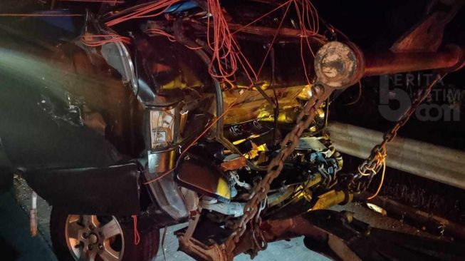 Pikap Kecelakaan di Tol Surabaya-Malang, Sopir Warga Kota Batu Meninggal